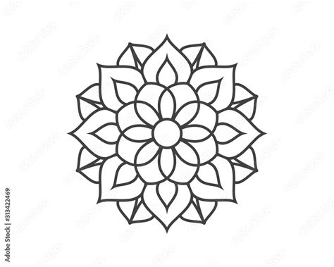 Simple Mandala Vector