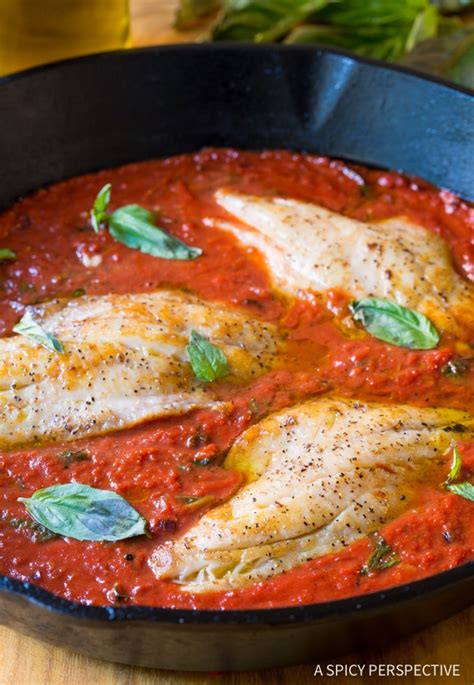 Low Carb White Fish Pomodoro - A Spicy Perspective