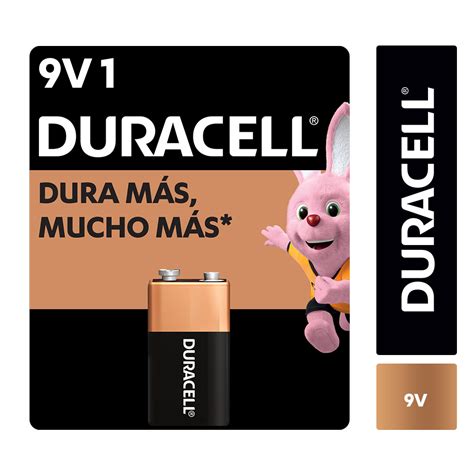 Liqui Duracell Pila Alcalina 9V de Larga Duración 1 Unidad