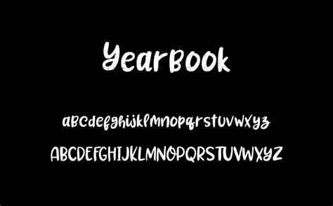 Yearbook Free Font