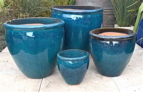 Glazed Rimmed Egg Dark Green World Of Pots