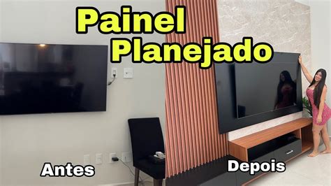 Instalamos O Painel Planejado Da Sala Youtube