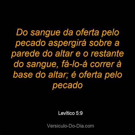 Do sangue da oferta pelo pecado aspergirá sobre a parede do altar e o