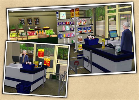 Grocery Store Mod Sims 4 Demontaras