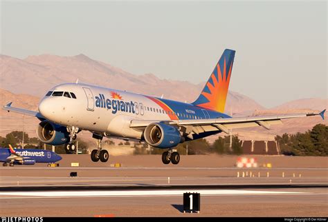 N317nv Airbus A319 111 Allegiant Air Der Kölner Jetphotos