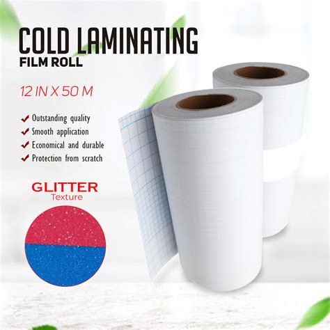 Inches Quaff Cold Laminating Film Glossy Matte Glitter Photo Top Roll