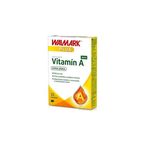 WALMARK Vitamín A MAX cps inov 2019 1x32 ks Medistore sk