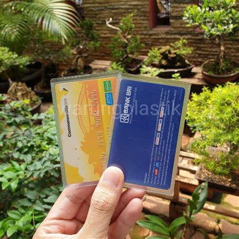 Jual Plastik ID Card BRI BRIZZI BCA Flazz Sampul KTP Shopee