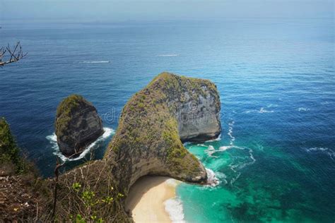 nusa penida bali klingking beach stock image image  land shore