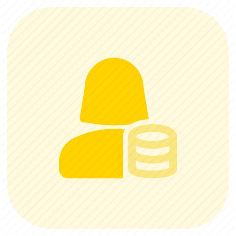 Single Woman User Database Icon Download On Iconfinder