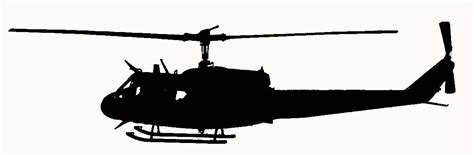 Huey Helicopter Silhouette at GetDrawings | Free download