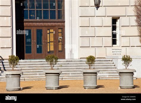 irs building  washington dc stock photo alamy