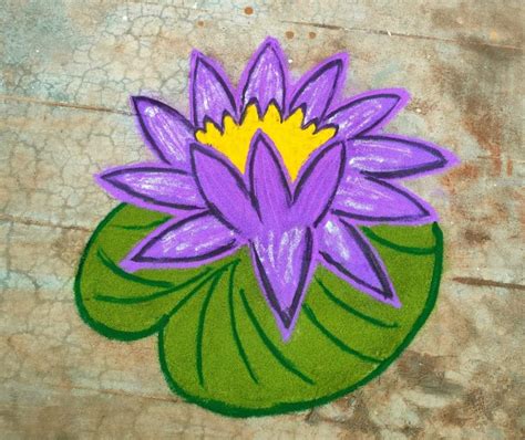 Pin by Supriya Rankhamb on Rangoli designs | Simple flower design, Rangoli designs simple diwali ...