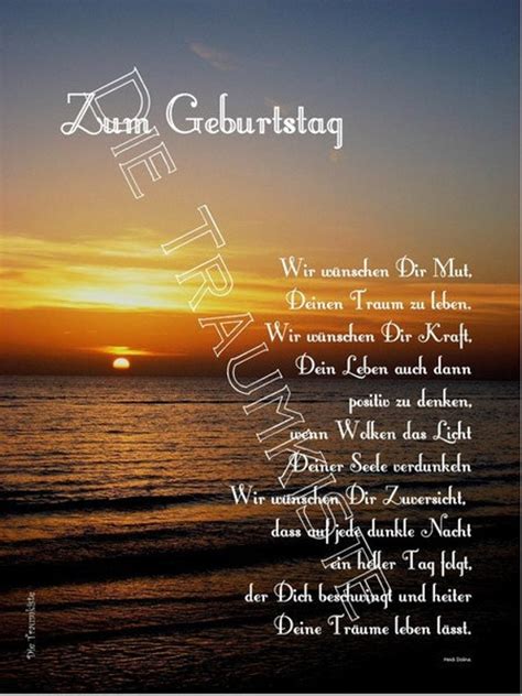 Geburtstagskarte Sonnenuntergang TA0038 Etsy