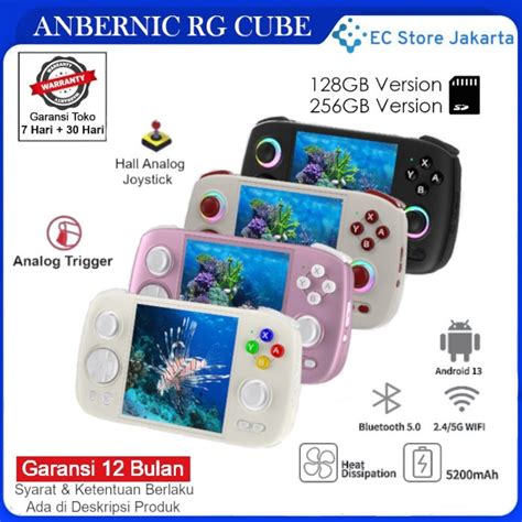 Jual Anbernic Rg Cube Android System Handheld Video Game Console Retro