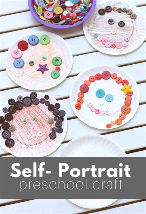 All About Me Self Portrait Preschool Craft Ntffc