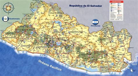 MAPAS DE EL SALVADOR Geografia Total