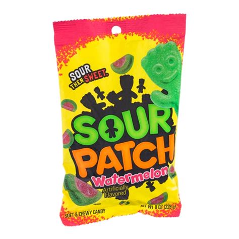 Sour Patch Kids Watermelon Soft And Chewy Candy 8oz Convenient Online