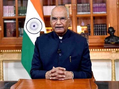 Präsident Ram Nath Kovind ist Gastgeber des indischen