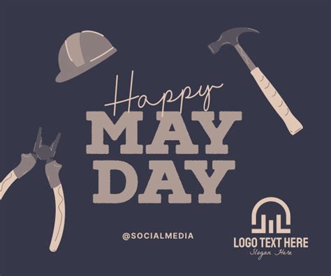 Happy May Day Facebook Post Brandcrowd Facebook Post Maker