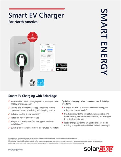 SolarEdge Smart EV Charger Switch Solar