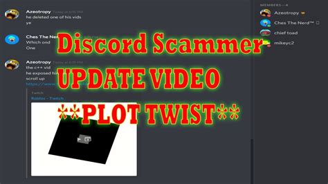 Discord Scammer Update Video Crazy Plot Twist Youtube