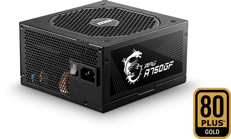 MSI MPG A750GF 750 WATT 80PLUS GOLD PSU IN BET PRICE