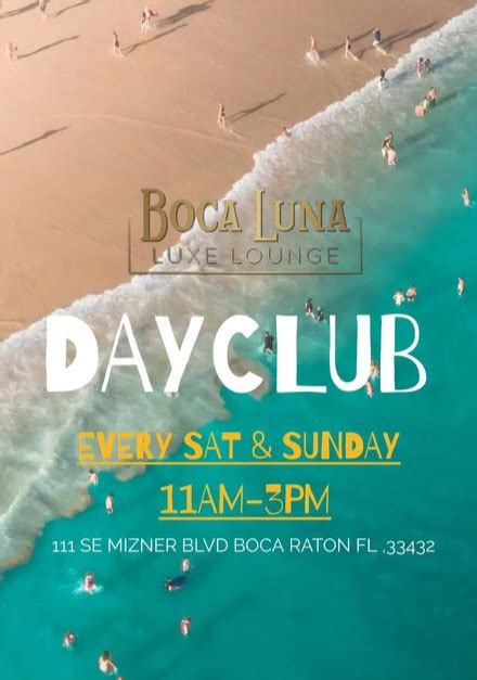 Weekly Events Boca Luna Lounge