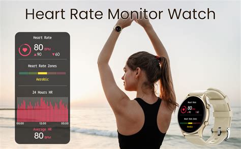 Amazon Heart Rate Monitor Watch Smart Watch For Women Fitness