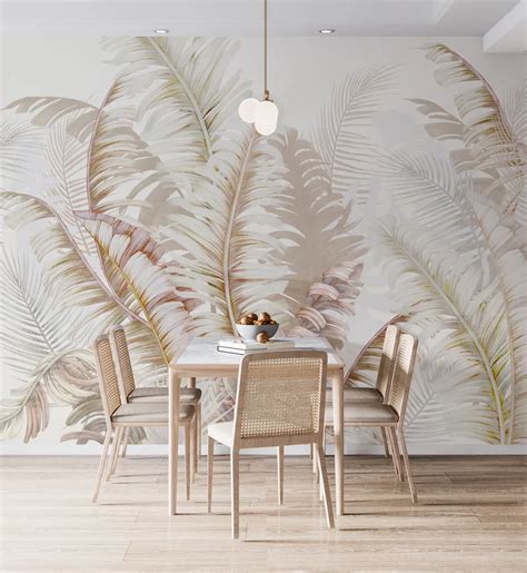 Papier Peint Feuilles Tropicales Nr U94469 Magasin En Ligne Uwalls Fr