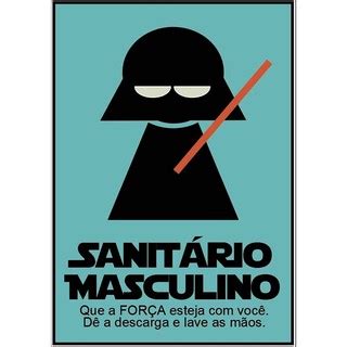 Placa Decorativa Mdf Banheiro Masculino Feminino Star Wars Shopee Brasil