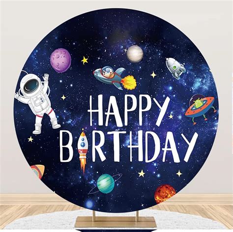 Leowefowa Cartoon Space Themed Birthday Backdrop - Mysterious India | Ubuy