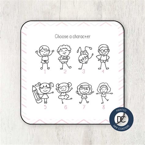 Personalised Teachers Assistant Coaster Dalimi Creative