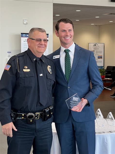 Brevard Police Department NC - Lieutenant Rick Harbin was awarded the