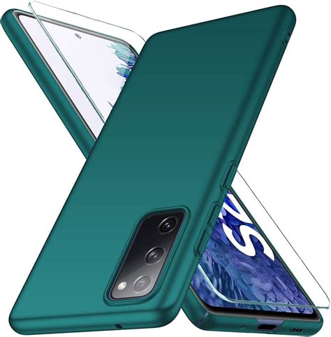 Coque Samsung Galaxy S Fe G G Verre Tremp Protection Cran Vert