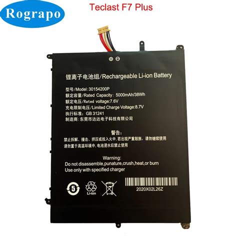 Nuova Batteria Per Laptop Teclast F7 Plus Da 5000mah 30154200p Utl