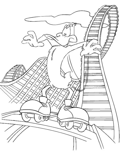 Looney Tunes Daffy Duck Coloring Pages - Coloring Cool