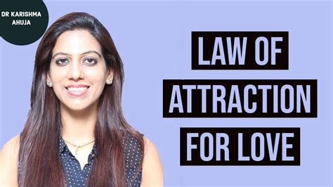 The Most Powerful Law Of Attraction Technique To Manifest Love I Dr Karishma Ahuja Youtube