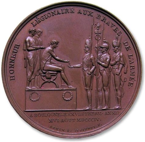 France Napol On I Commemorative Medal A D