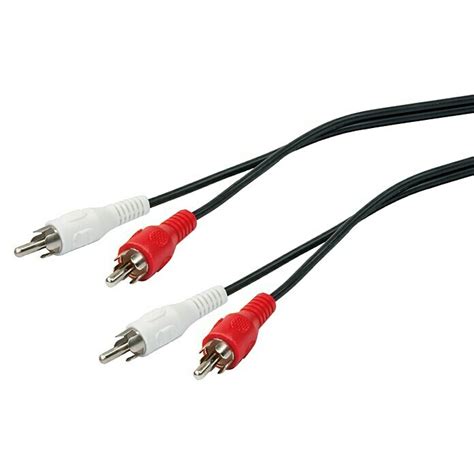 Schwaiger Audio Verlängerungskabel 1 5 m 4 x Cinch Stecker Kabel