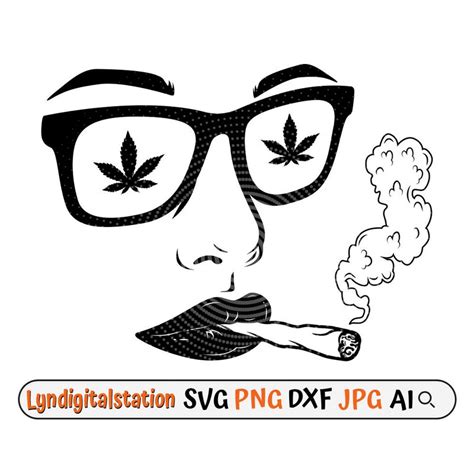 Weed Girl Clipart Etsy