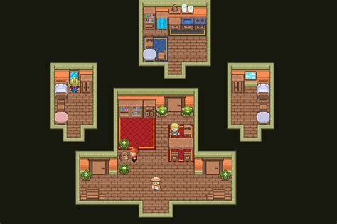 2D TopDown Tilesets RPG Game Asset Bundle