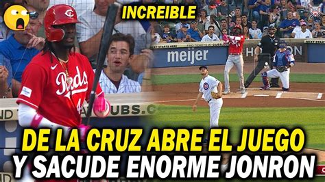 Elly De La Cruz Mira Feo Al Pitcher Y Le Sacude Enorme Jonron De 430