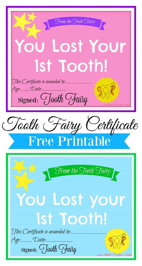 Printable Tooth Fairy Letter Pdf