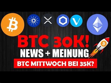 BITCOIN 30K WURDEN DURCHBROCHEN WARUM MITTWOCH WIRD SEHR VOLATIL