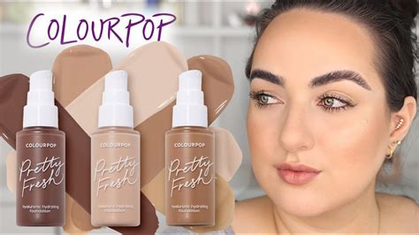 New Colourpop Pretty Fresh Hyaluronic Hydrating Foundation Review 12