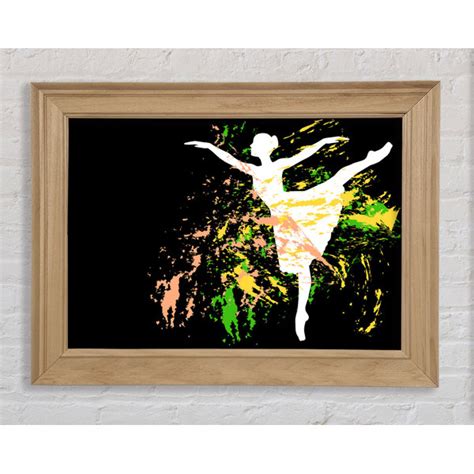 Bright Star Rainbow Ballerina Einzelne Bilderrahmen Kunstdrucke