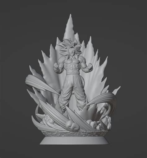 Goku Dragon Ball 3d Printed Model Stl 3d Printing 47 Off