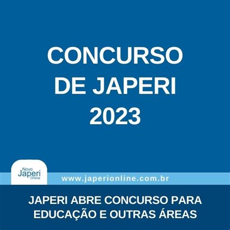 Japeri Abre Concurso Para Educa O E Outras Reas