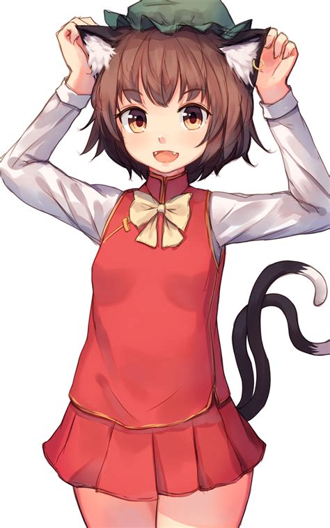 Nekomata Anime Chen Chentouhou Nekomata Chen Shone